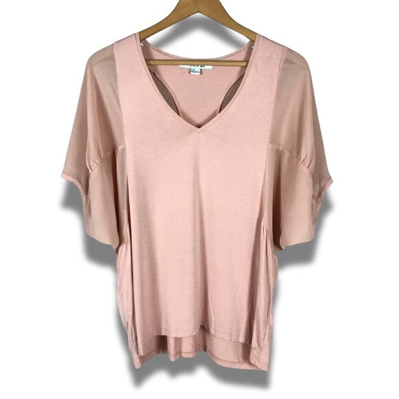 FOREVER 21 Dolman Sleeve V-neck Top, LARGE - Picture 1 of 11